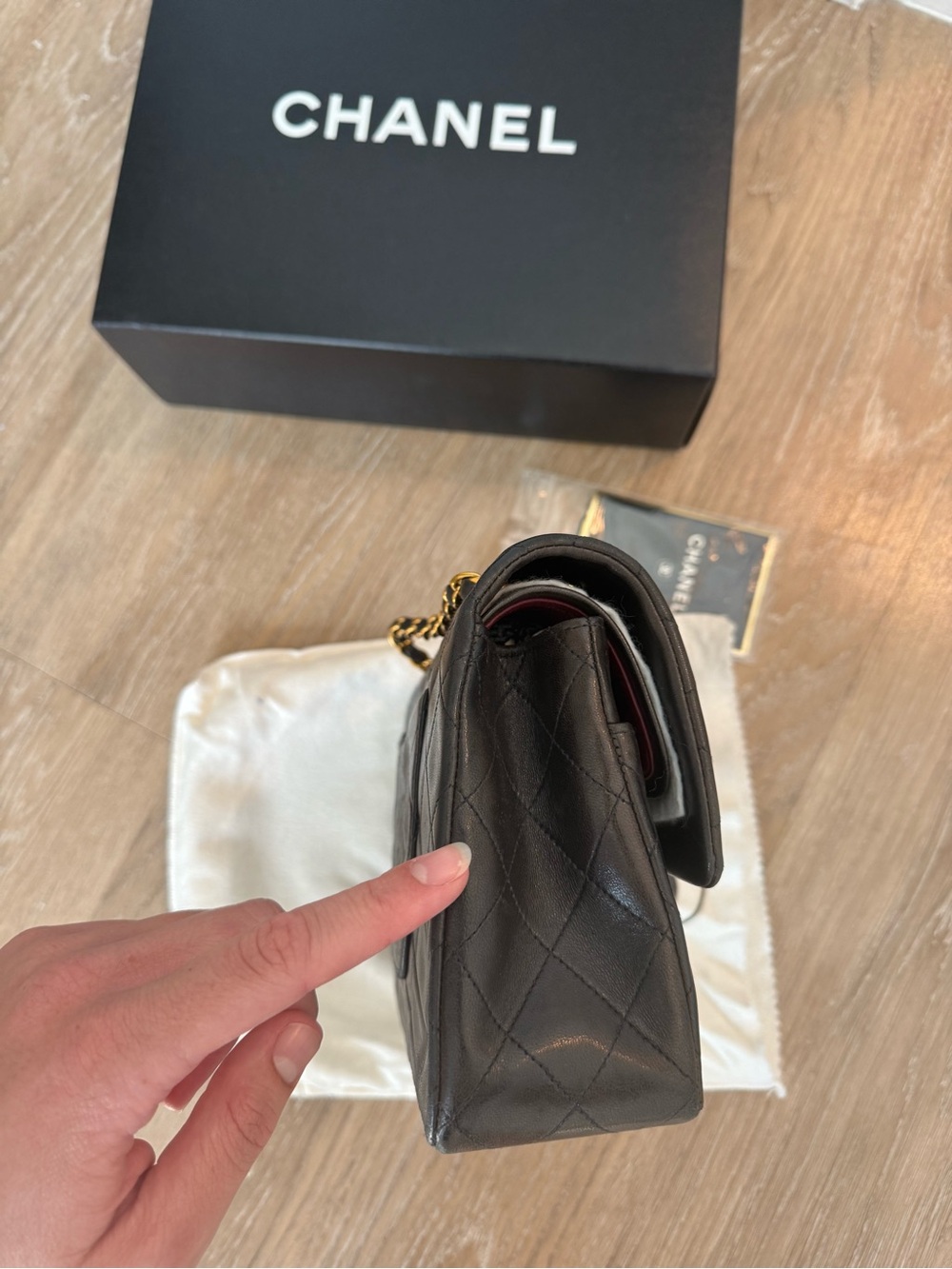 Chanel Lambskin Medium Classic Double Flap - Picture 5 of 15